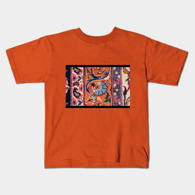 colorful texture design Kids T-Shirt by Hadigheh-art